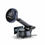 Maxwell Car Phone Holder & Wireless Fast Charger with Cooling Fan, MagSafe, 360° Suction, for iPhone and Samsung