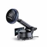 Maxwell Car Phone Holder & Wireless Fast Charger with Cooling Fan, MagSafe, 360° Suction, for iPhone and Samsung