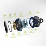 Maxwell Car Phone Holder & Wireless Fast Charger with Cooling Fan, MagSafe, 360° Suction, for iPhone and Samsung
