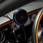 Maxwell Car Phone Holder & Wireless Fast Charger with Cooling Fan, MagSafe, 360° Suction, for iPhone and Samsung