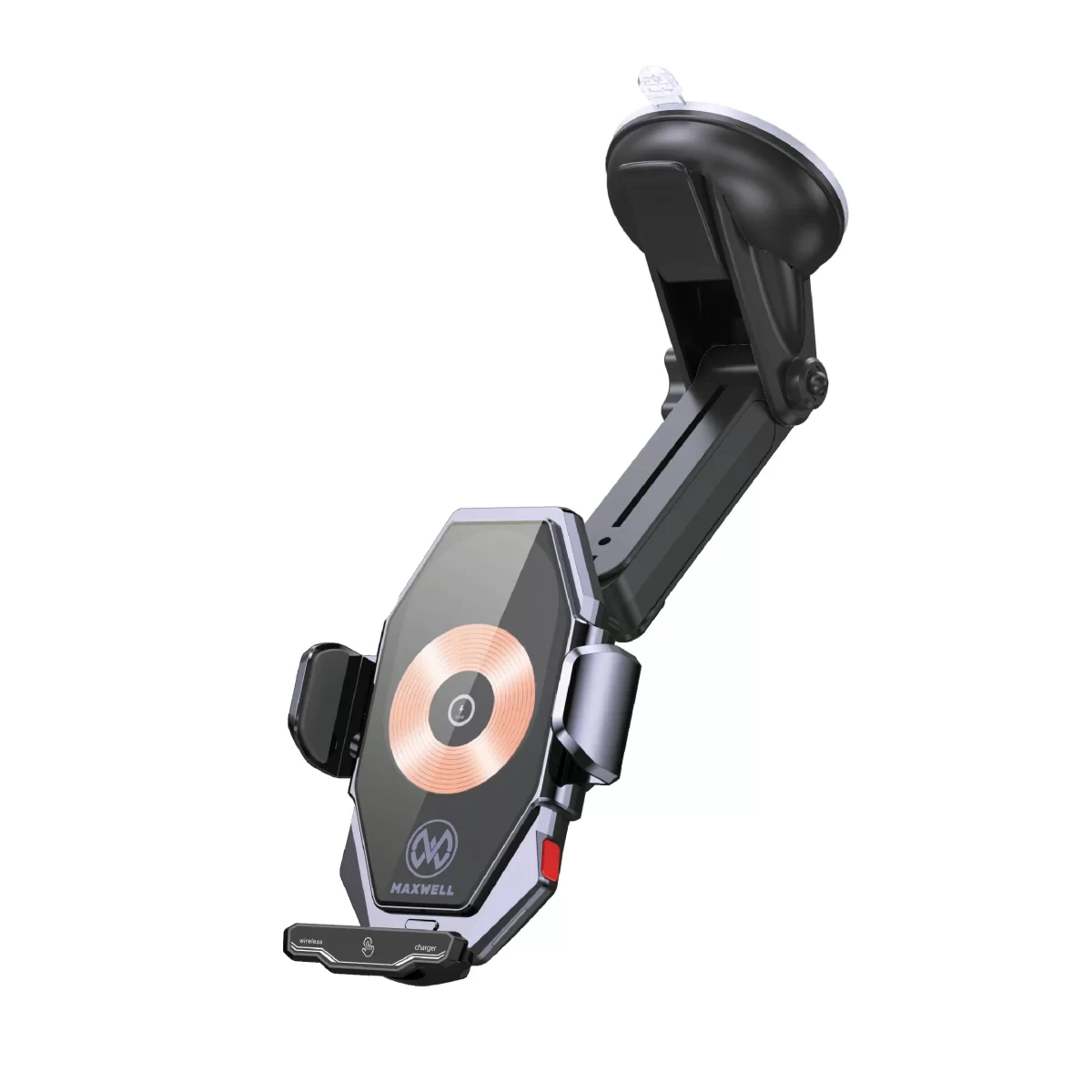 Maxwell Wireless Car Charger and Holder with Auto-Clamping for iPhone and Samsung