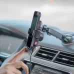 Maxwell Wireless Car Charger and Holder with Auto-Clamping for iPhone and Samsung