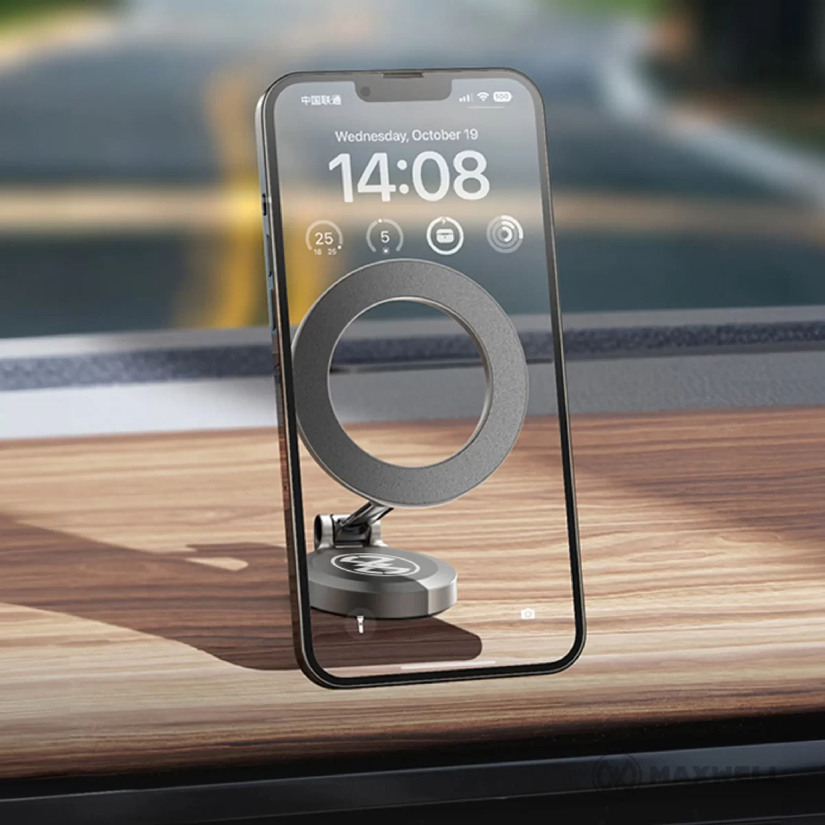 Maxwell Magnetic Car Holder for iPhone and Samsung - 360 Rotation