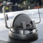 Maxwell Car Phone Holder with Cable Storage Design, Non-Slip Silicone, Compatible with iPhone and Samsung