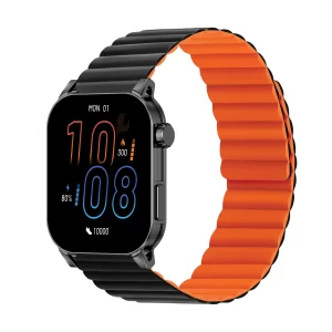 Maxwell MW Edge Smart Edge Smart Watch for Men and Women, Answer/Dial Call, SMS, IP68 Waterproof, Full Screen Touch, AMOLED Retina, 100+ Sports Mode, Sleep Monitoring, Water Drinking Reminder 10 13 1