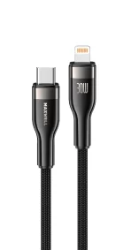 Maxwell Turbo Line Series USB-C Compatible with Maxwell Lightning (1.2 Meter)