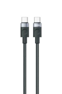 Maxwell Voltix Series Cable USB-C to USB-C (1Meter) 67W Fast Charging Nylon Braid Compatible with iPhone 16 Pro Max WhatsApp Image 2025 02 13 at 12.03.21 PM
