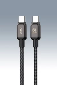 Maxwell Thunder Line Series Fast Charging Cable USB-C to USB- C 240W Compatible with iPhone 16 Pro Max maxwell Thunder Line Series Cable Type C Type C 240w