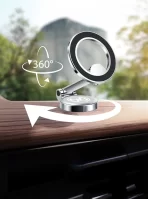 Maxwell Car Phone Holder Mount Compatible with MagSafe, 360° Rotation, Safe Magnet, Ergonomic Design