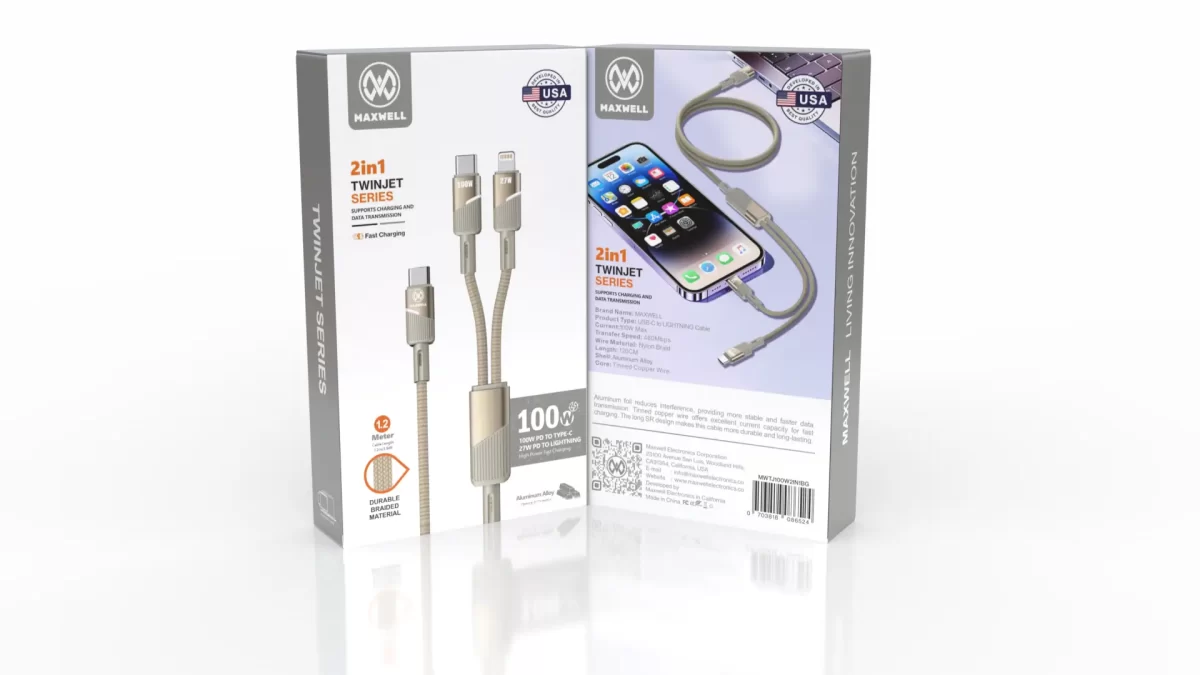 Maxwell Twinjet Series 100W Charging Cable