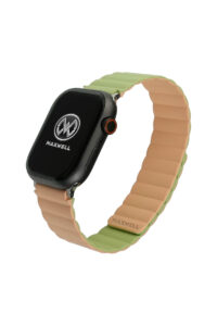 Maxwell Core Series Reversible Smart Watch Band Compatible with Apple Watch 42mm to 44mm (Peach Green) strap pic13