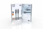 Maxwell Turbo Line Series Cable USB-C Compatible with Lightning (2 Meter) Fast Charging