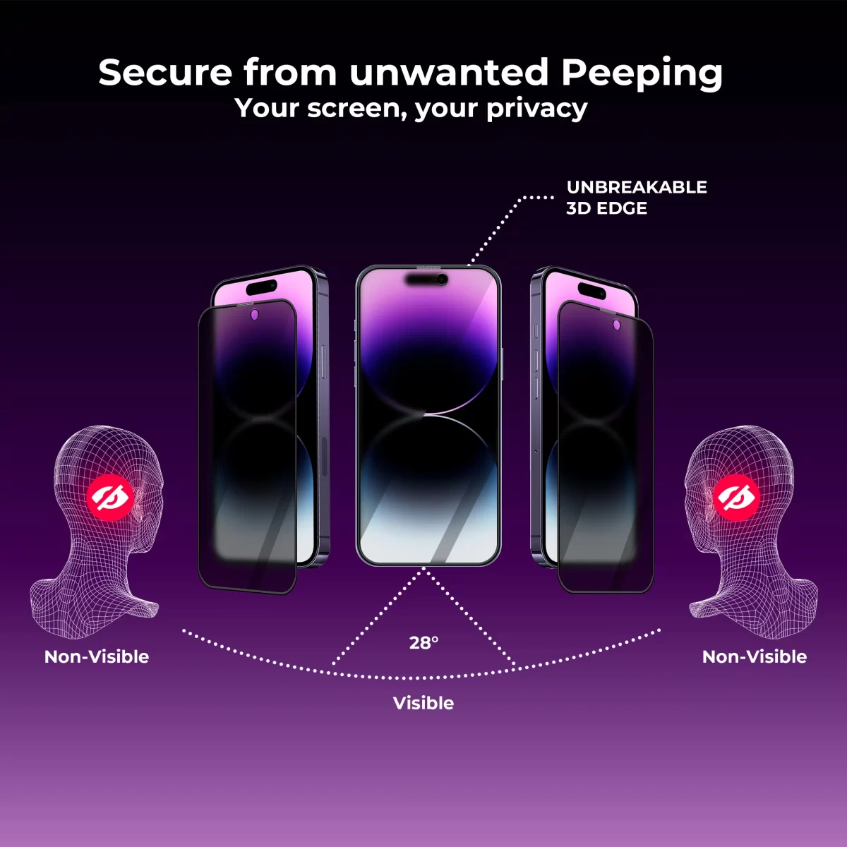 Maxwell 3D Matte Privacy Screen Protector