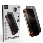 Maxwell 3D Silicone Edge HD Privacy Screen Protector iPhone 16 Pro