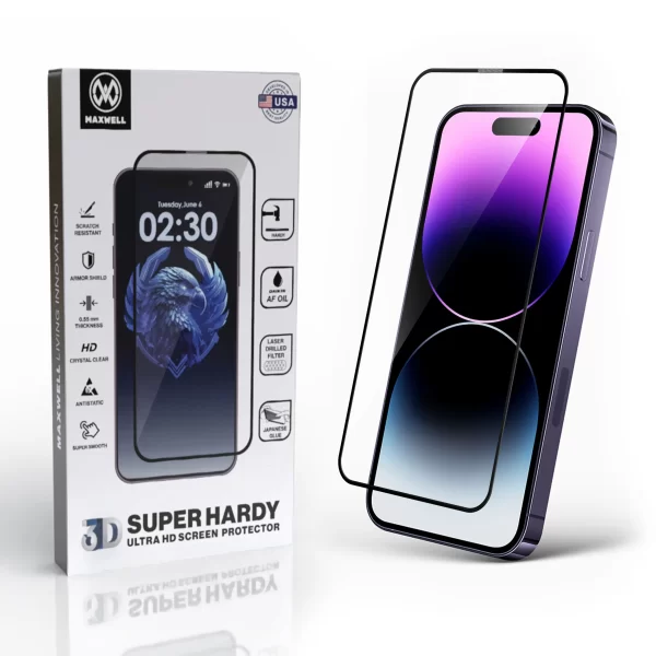 Maxwell 3D Super Hardy Screen Protector iPhone 14 Pro Max